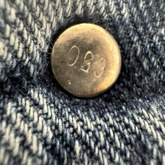 Levis 554 Jeans Mens 36 x 34 Blue Relaxed Straight Vintage 90's USA Cotton Denim - Picture 15 of 15